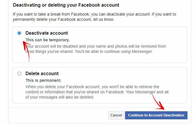 Facebook account delete karne ka tarika