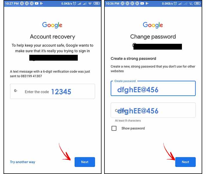 google ka password kaise dekhe