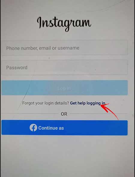 instagram login bina password ke