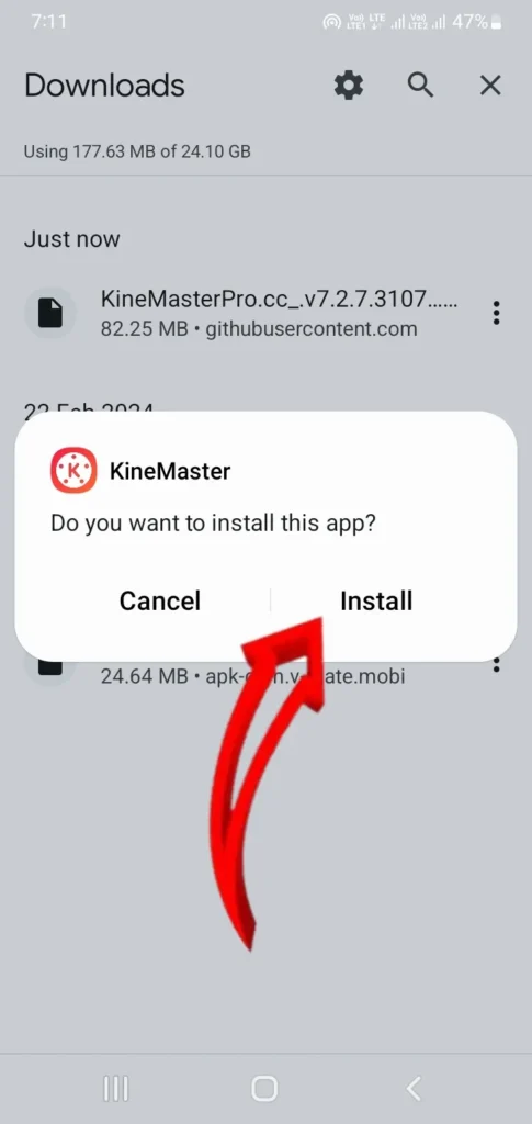 बिना नाम वाला Kinemaster App डाउनलोड कैसे करें?